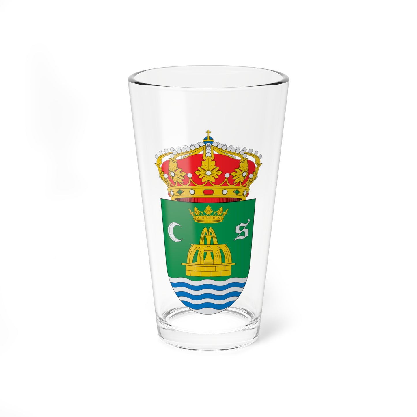 Escudo de Alicún (Spain) (Coat of Arms) Pint Glass 16oz