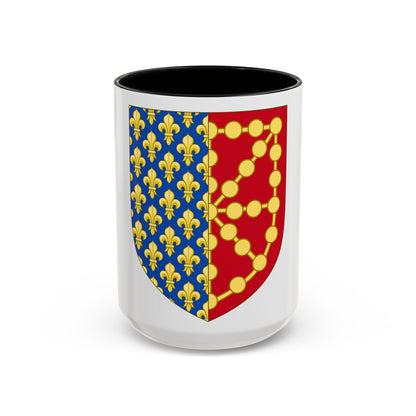 Royal Coat of Arms of Navarre (1285-1328) - Accent Coffee Mug