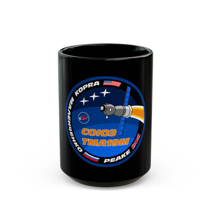 Soyuz TMA-19M (Soyuz Programme) Black Coffee Mug
