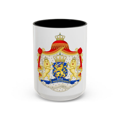 Royal coat of arms of the Netherlands (1815-1907) - Accent Coffee Mug