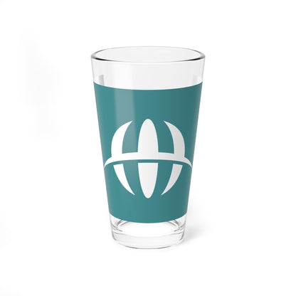 Flag of Sanyo-Onoda Yamaguchi (Japan) Pint Glass 16oz