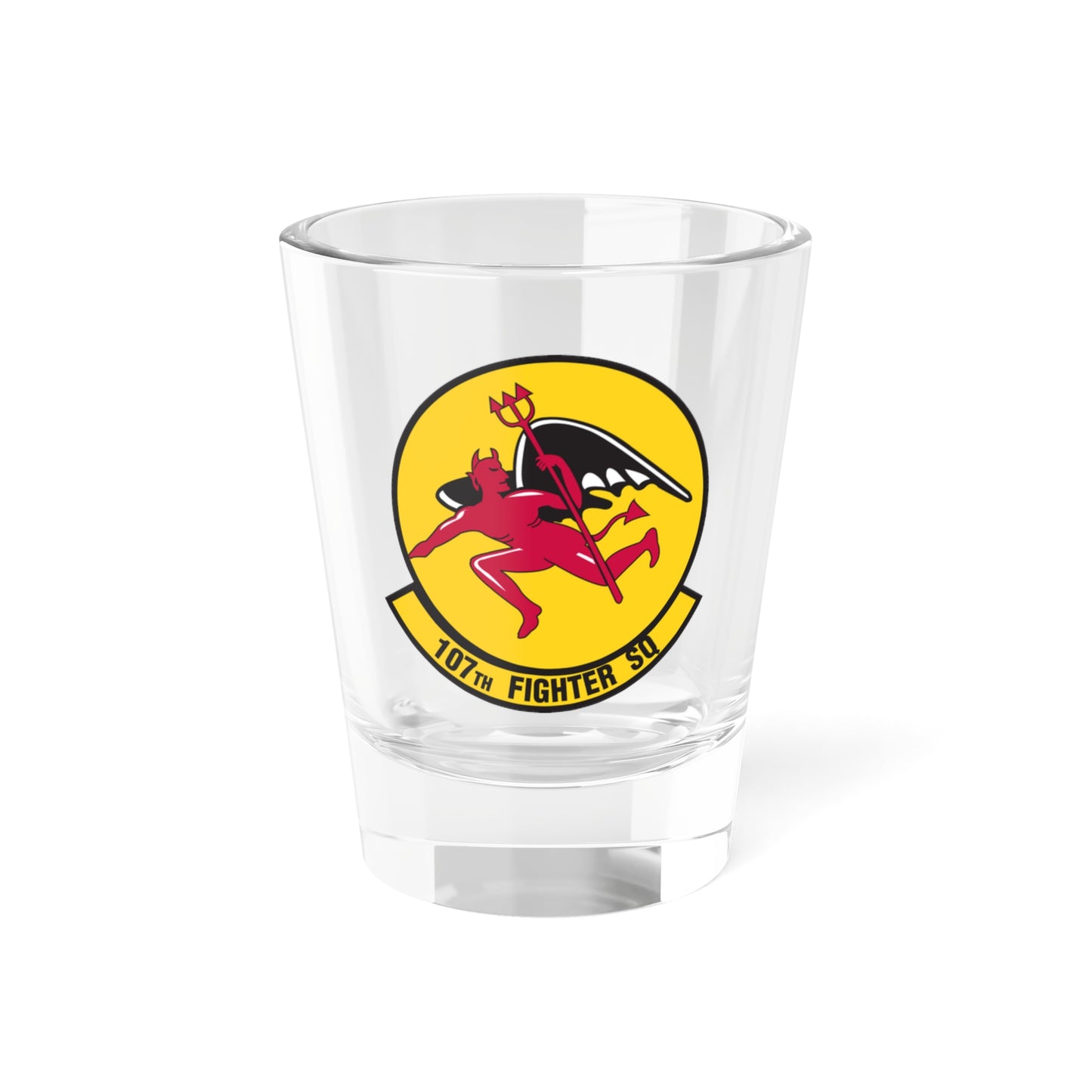 107th Fighter Squadron (U.S. Air Force) Shot Glass 1.5oz