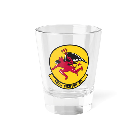 107th Fighter Squadron (U.S. Air Force) Shot Glass 1.5oz