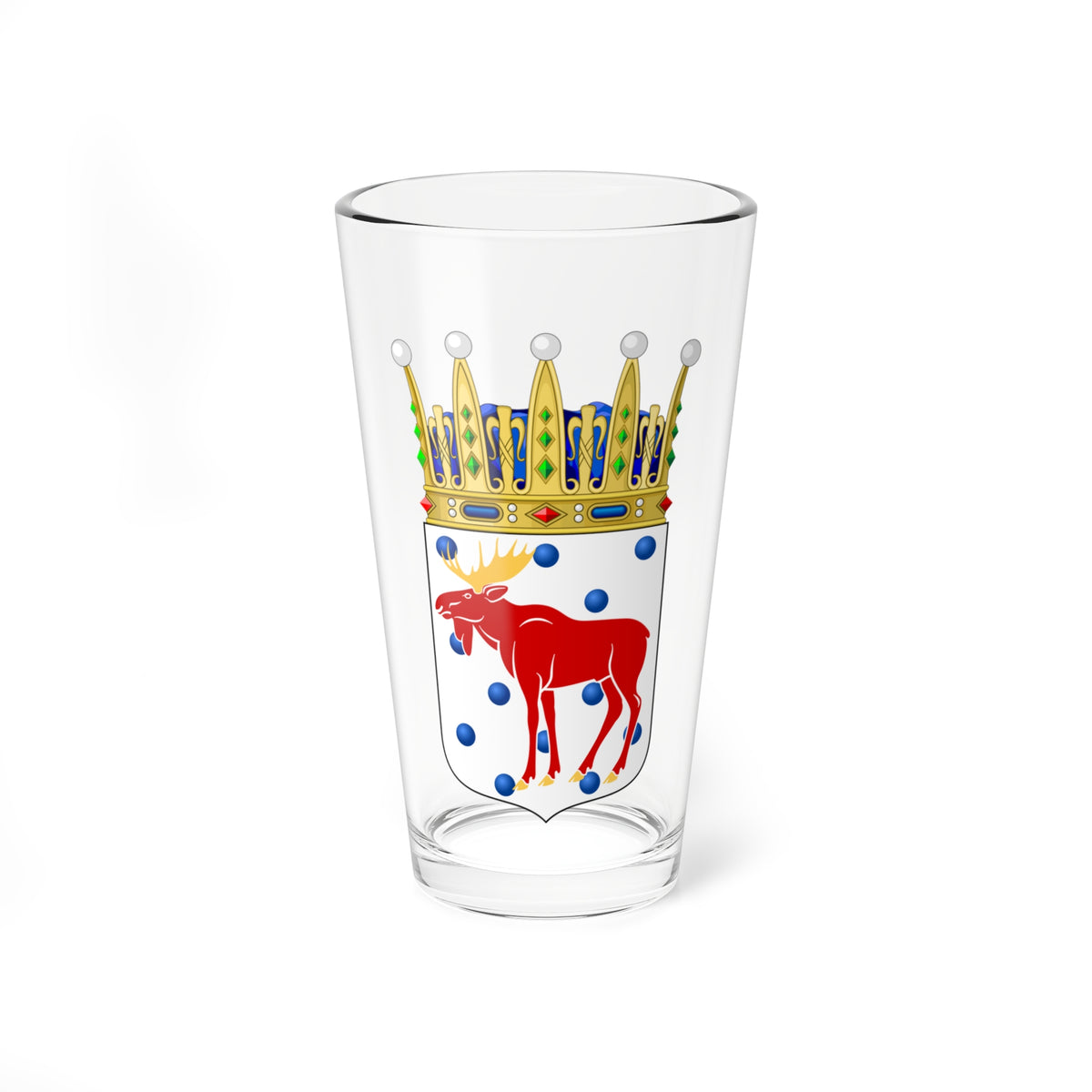 Gästriklands vapen (Sweden) (Coat of Arms) Pint Glass 16oz