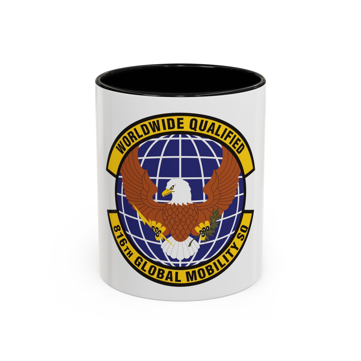 816th Global Mobility Squadron (U.S. Air Force) Accent Coffee Mug