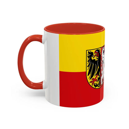 Flag of Goslar Germany - Accent Coffee Mug-Go Mug Yourself