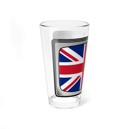 Union flag tv (United Kingdom) Pint Glass 16oz