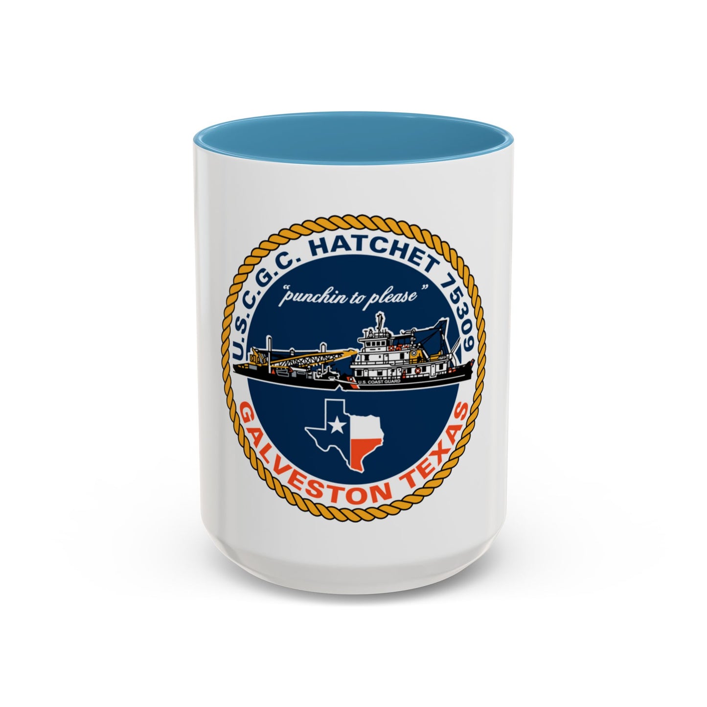 USCGC Hatchet 75309 Galveston TX (U.S. Coast Guard) Accent Coffee Mug