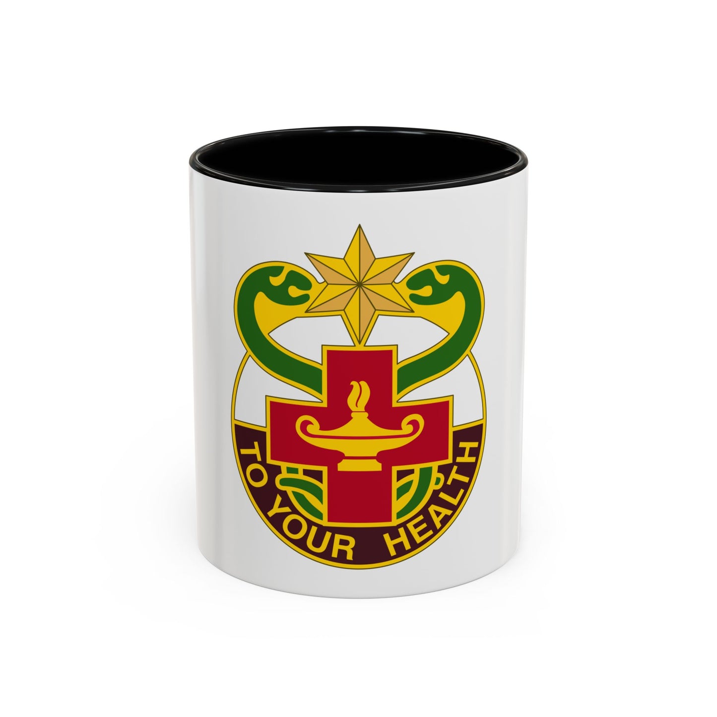 804 Medical Brigade 3 (U.S. Army) Accent Coffee Mug