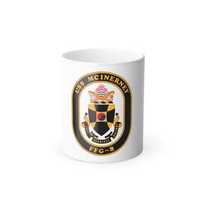 USS McInerney FFG 8 (U.S. Navy) Color Changing Mug 11oz