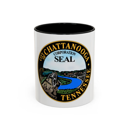 Seal of Chattanooga Tennessee - Accent Coffee Mug