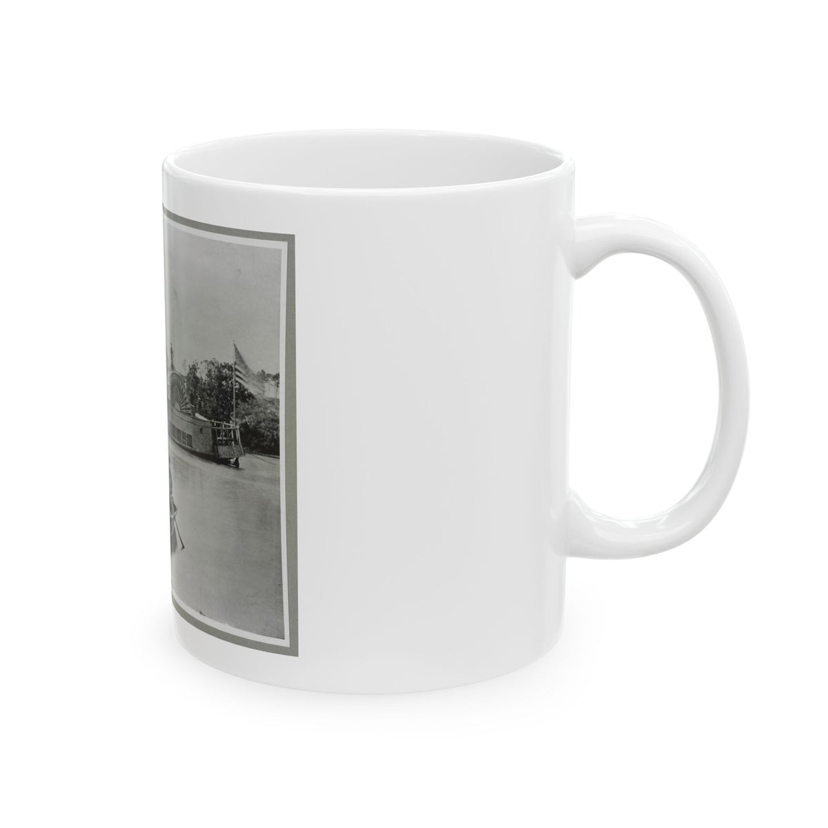 River Gunboat (U.S. Civil War) White Coffee Mug