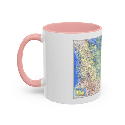 Canada (1985) (Map) Accent Coffee Mug