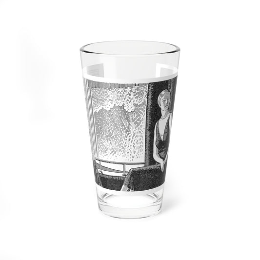 Illustration by Rockwell Kent, 1927 (5) - Pint Glass 16oz