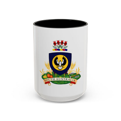Coat of arms of South Australia - Accent Coffee Mug