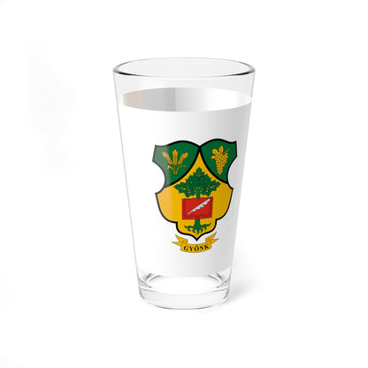 Flag of Gyonk (Hungary) Pint Glass 16oz