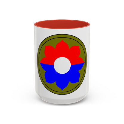 9th Infantry Division patch (U.S. Army) Accent Coffee Mug