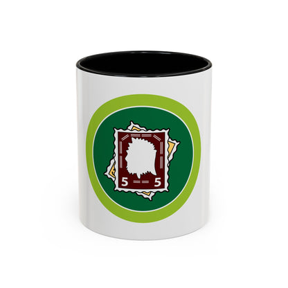 Stamp Collecting (Boy Scout Merit Badge) Accent Coffee Mug