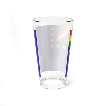 BANDERA REIVINDICACION MARITIMA BOLIVIA (Bolivia) Pint Glass 16oz
