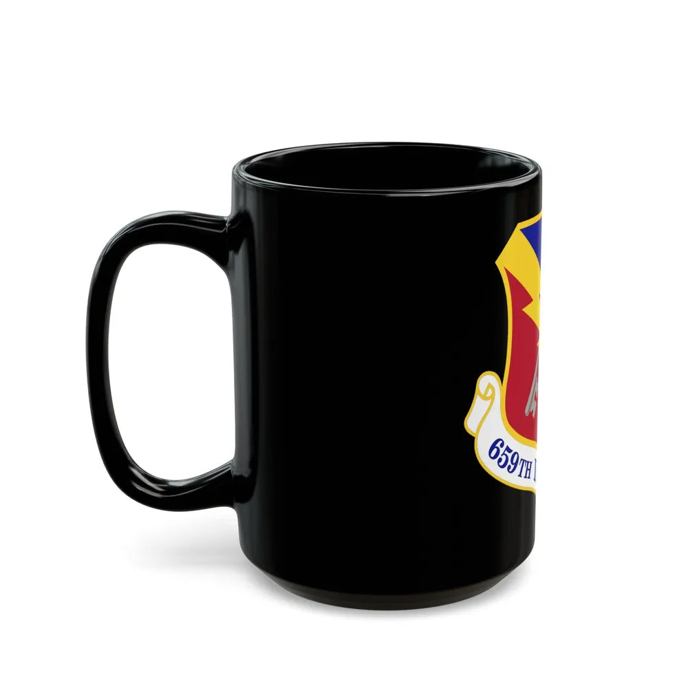 659 Intelligence Surveillance and Reconnaissance Group ACC (U.S. Air Force) Black Coffee Mug-Go Mug Yourself