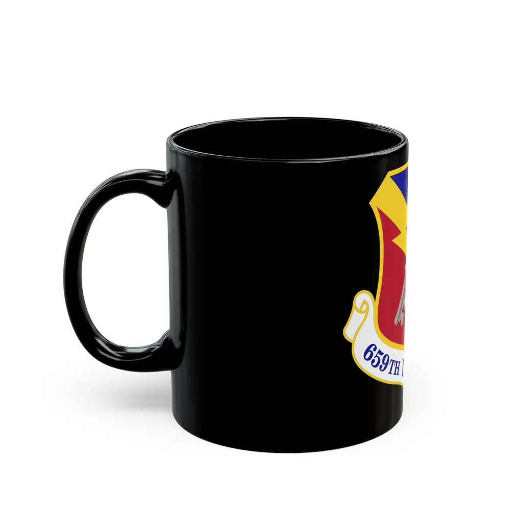 659 Intelligence Surveillance and Reconnaissance Group ACC (U.S. Air Force) Black Coffee Mug-Go Mug Yourself