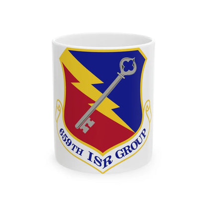 659 Intelligence Surveillance and Reconnaissance Group ACC (U.S. Air Force) White Coffee Mug-11oz-Go Mug Yourself