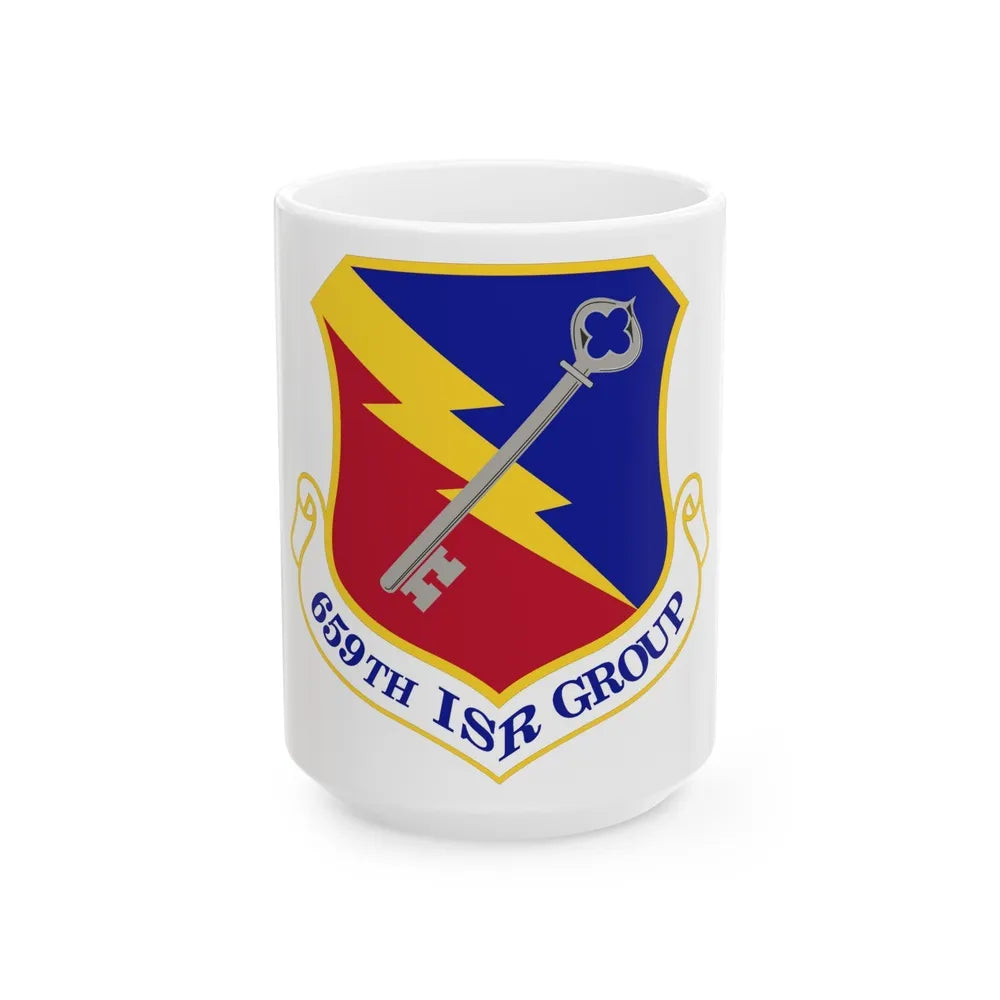 659 Intelligence Surveillance and Reconnaissance Group ACC (U.S. Air Force) White Coffee Mug-15oz-Go Mug Yourself