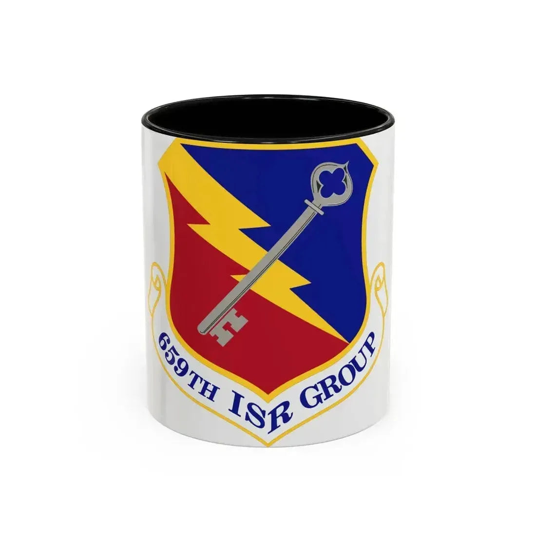 659 Intelligence Surveillance and Reconnaissance Group ACC (U.S. Air Force) Accent Coffee Mug 11oz Black - Go Mug Yourself