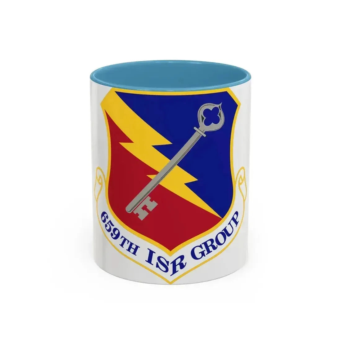 659 Intelligence Surveillance and Reconnaissance Group ACC (U.S. Air Force) Accent Coffee Mug 11oz Light Blue - Go Mug Yourself