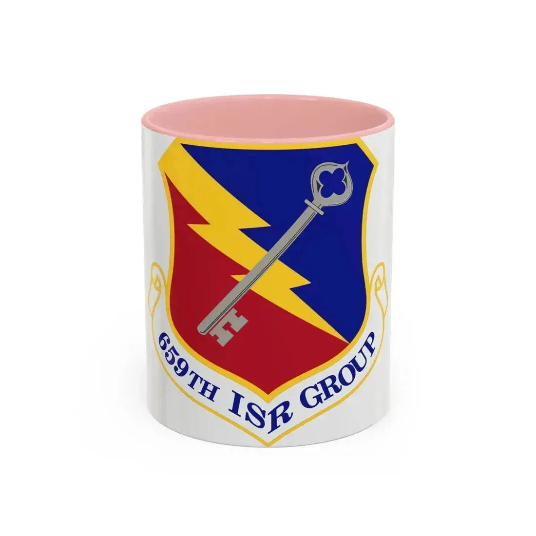 659 Intelligence Surveillance and Reconnaissance Group ACC (U.S. Air Force) Accent Coffee Mug 11oz Pink - Go Mug Yourself