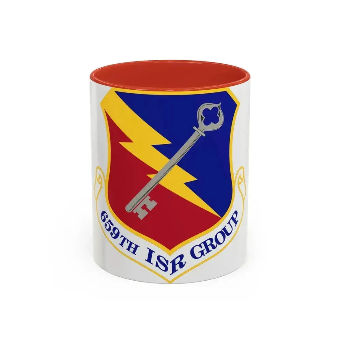 659 Intelligence Surveillance and Reconnaissance Group ACC (U.S. Air Force) Accent Coffee Mug 11oz Red - Go Mug Yourself