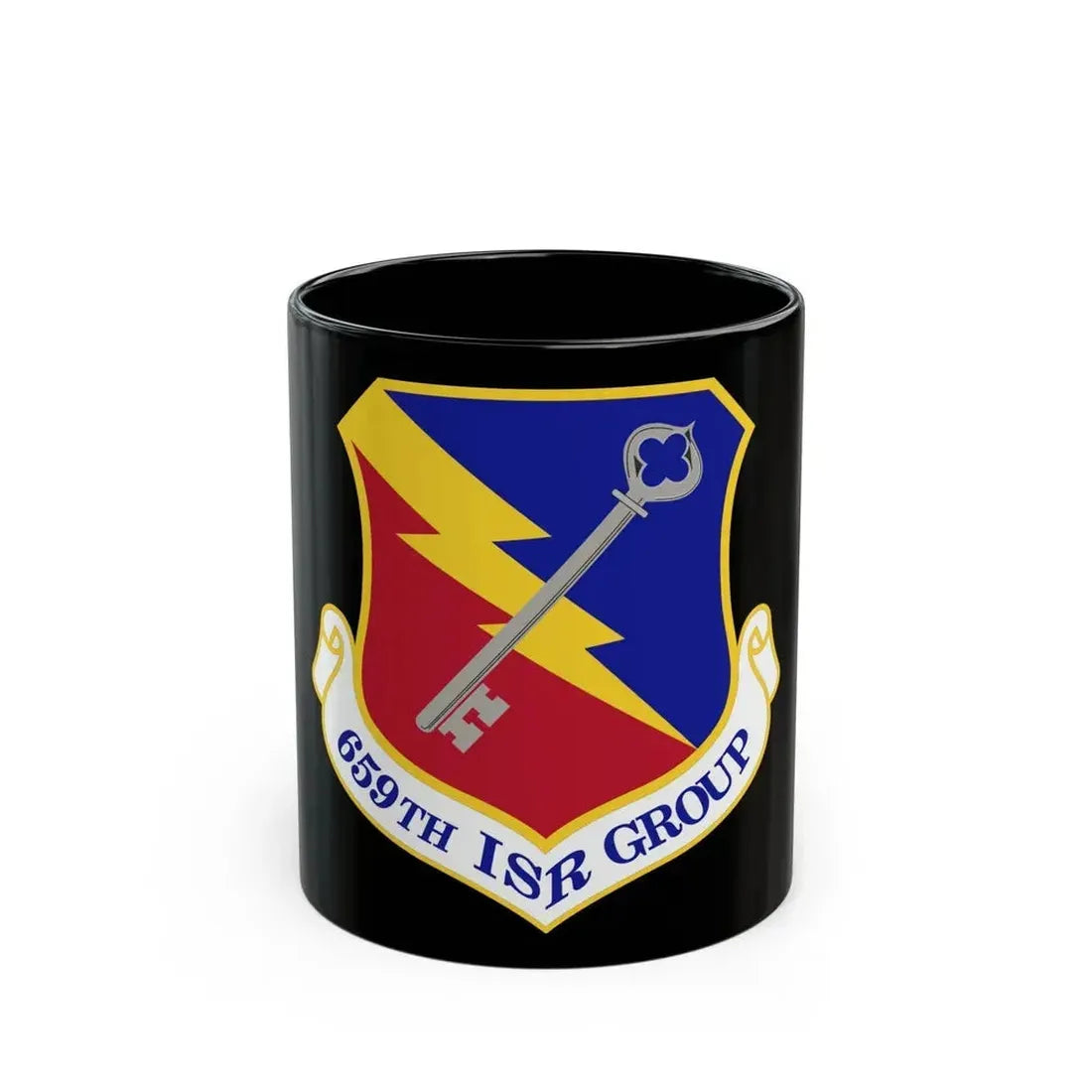 659 Intelligence Surveillance and Reconnaissance Group ACC (U.S. Air Force) Black Coffee Mug 11oz - Go Mug Yourself