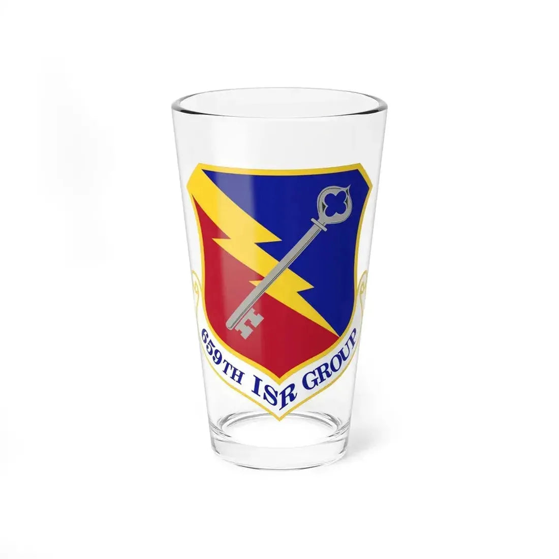 659 Intelligence Surveillance and Reconnaissance Group ACC (U.S. Air Force) Pint Glass 16oz 16oz - Go Mug Yourself