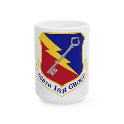 659 Intelligence Surveillance and Reconnaissance Group ACC (U.S. Air Force) White Coffee Mug 15oz - Go Mug Yourself