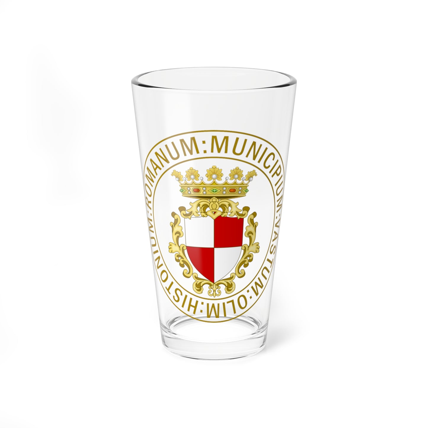 Vasto-Stemma-3 (Italy) (Coat of Arms) Pint Glass 16oz