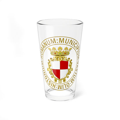 Vasto-Stemma-3 (Italy) (Coat of Arms) Pint Glass 16oz