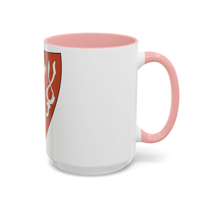 Lesser coat of arms of the Kingdom of Bohemia (Wenceslaus II of Bohemia) - Accent Coffee Mug