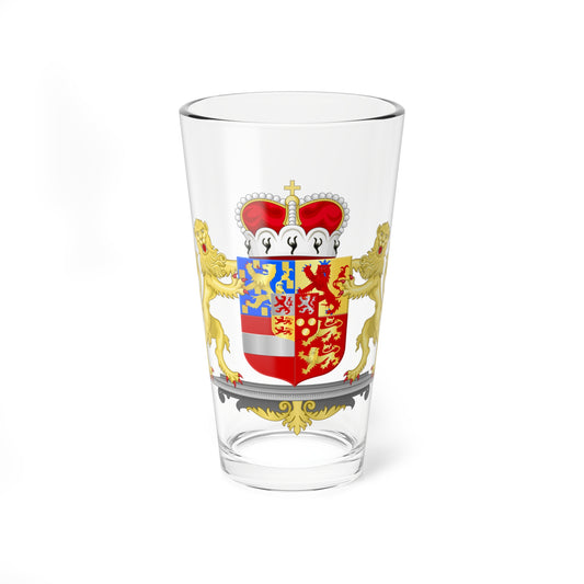 Achievement of Nassau Siegen Princes protestant branch (Netherlands) (Coat of Arms) Pint Glass 16oz