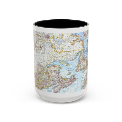 Canada - Eastern (1967) (Map) Accent Coffee Mug
