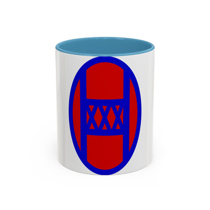 30th Infantry Division SSI (U.S. Army) Accent Coffee Mug