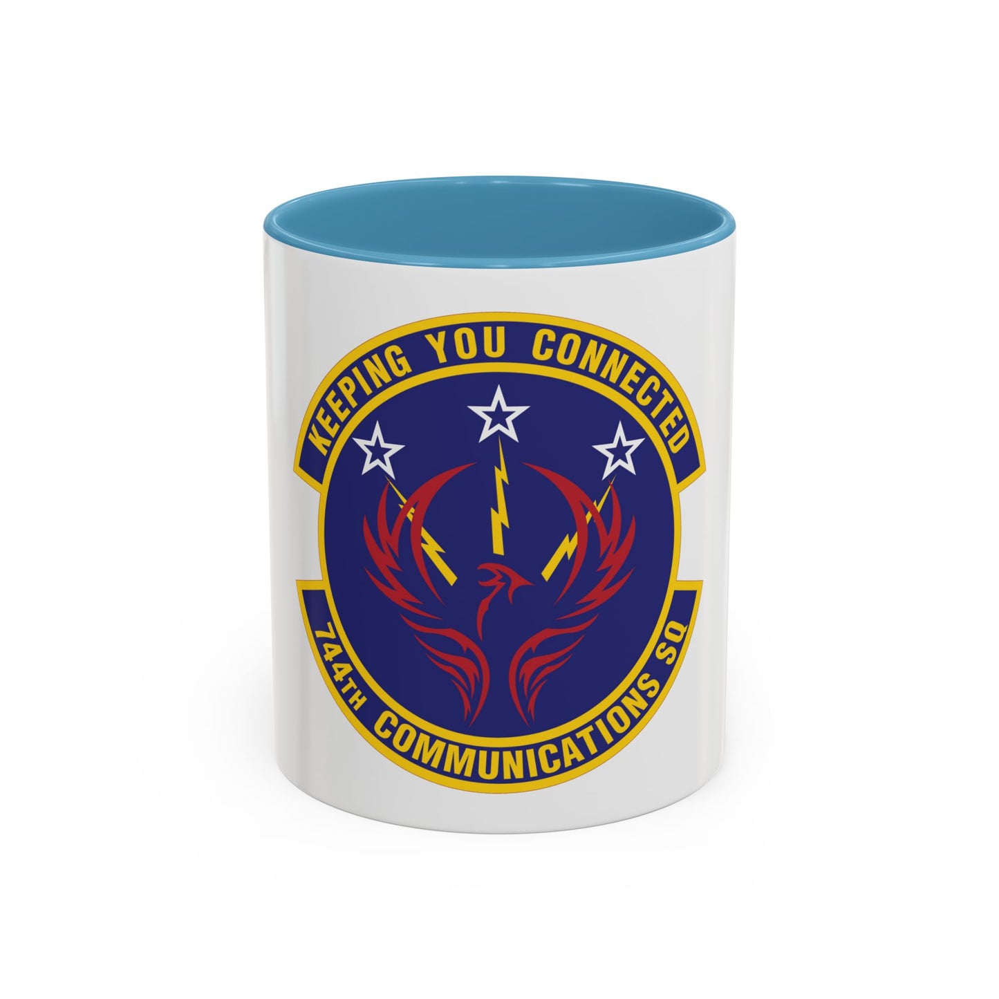 744th Communications Squadron (U.S. Air Force) Accent Coffee Mug