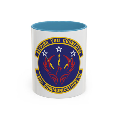 744th Communications Squadron (U.S. Air Force) Accent Coffee Mug