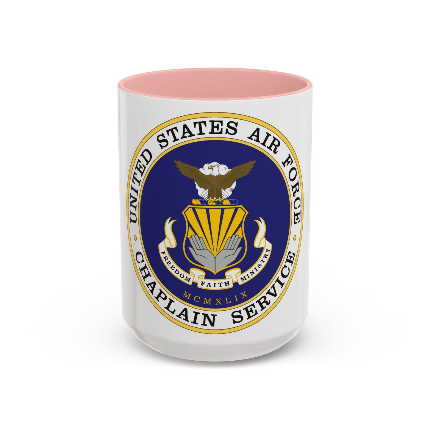 Air Force Chaplain Service (U.S. Air Force) Accent Coffee Mug