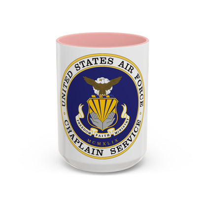 Air Force Chaplain Service (U.S. Air Force) Accent Coffee Mug