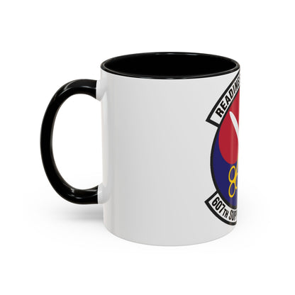 607th Support Squadron (U.S. Air Force) Accent Coffee Mug