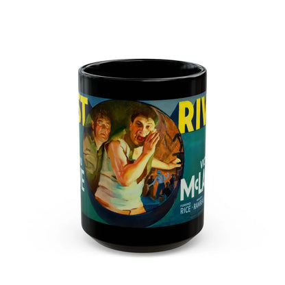 East River, movie poster advertisement - Black Coffee Mug-15oz-Go Mug Yourself