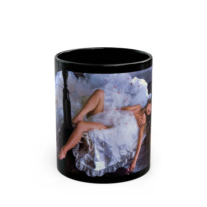 Jane Seymour #83 (Vintage Female Icon) Black Coffee Mug-11oz-Go Mug Yourself