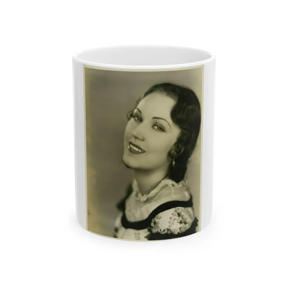 Fay Wray #172 (Vintage Female Icon) White Coffee Mug-11oz-Go Mug Yourself