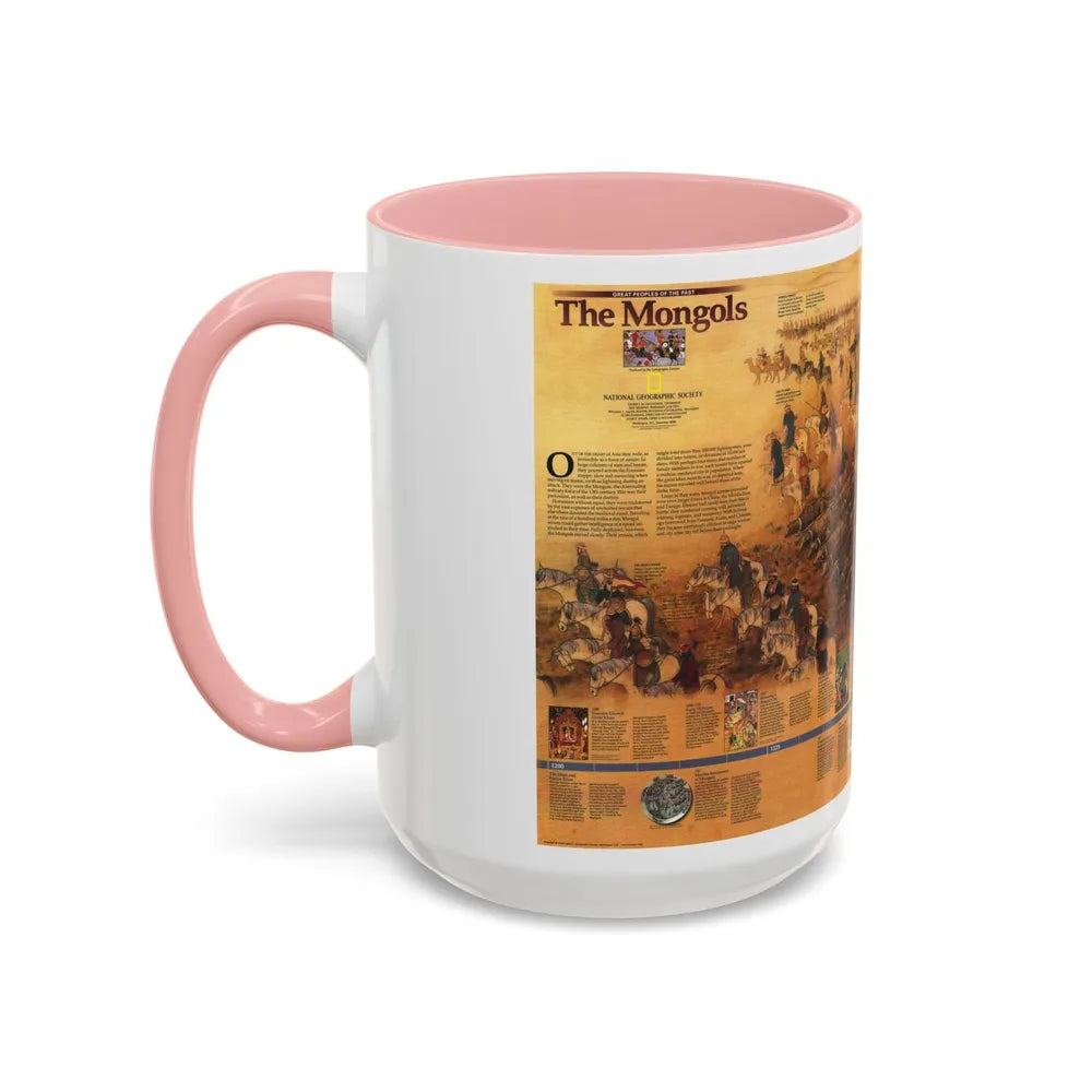 Mongols, The (1996) (Map) Accent Coffee Mug-Go Mug Yourself