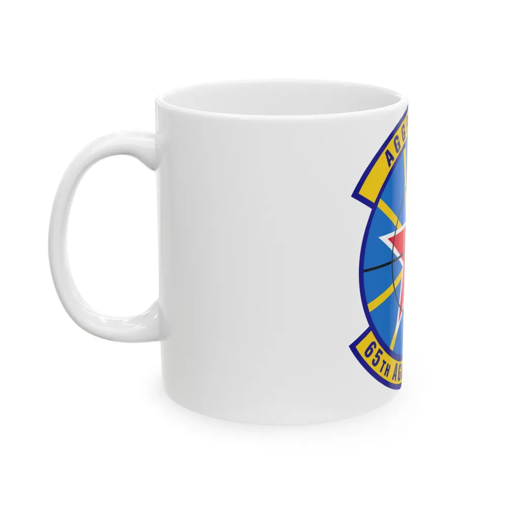 65th Aggressor Squadron (U.S. Air Force) White Coffee Mug-Go Mug Yourself